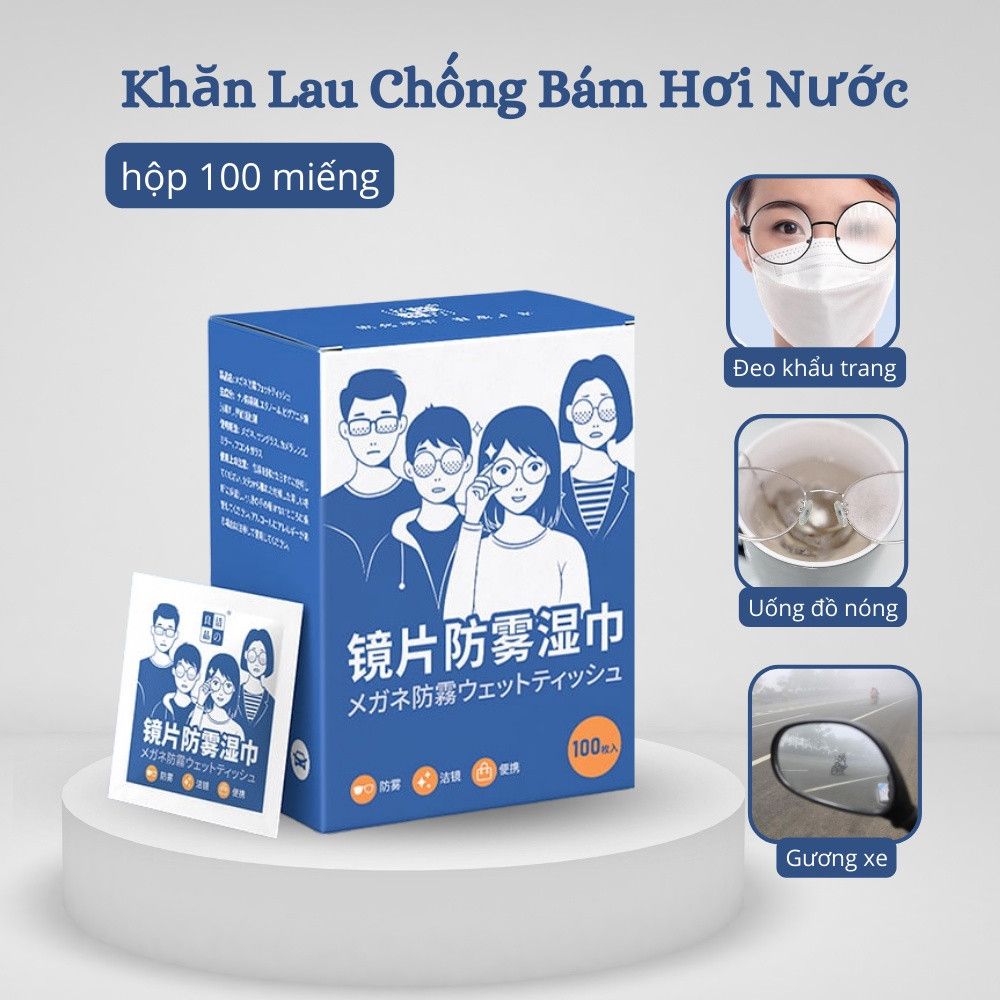 HỘP 100 GIẤY LAU KÍNH NANO - SET 2 HỘP 